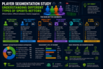 Sports betting player segmentation analysis showing different bettor behaviour patterns